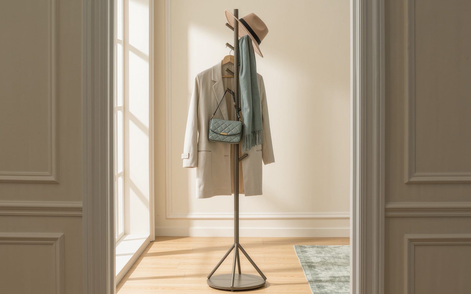 Visuel illustratif généré par IA : Add hanging capacity compactly