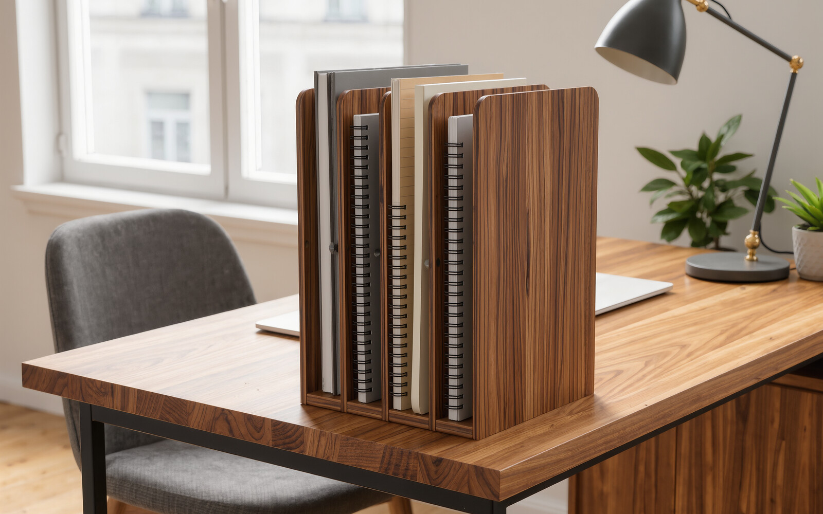 illustrative visual: Vertical file organizer