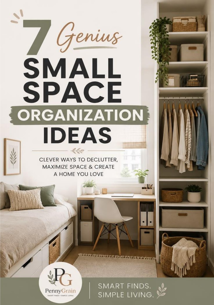 7 Genius Small Space Organization Ideas
