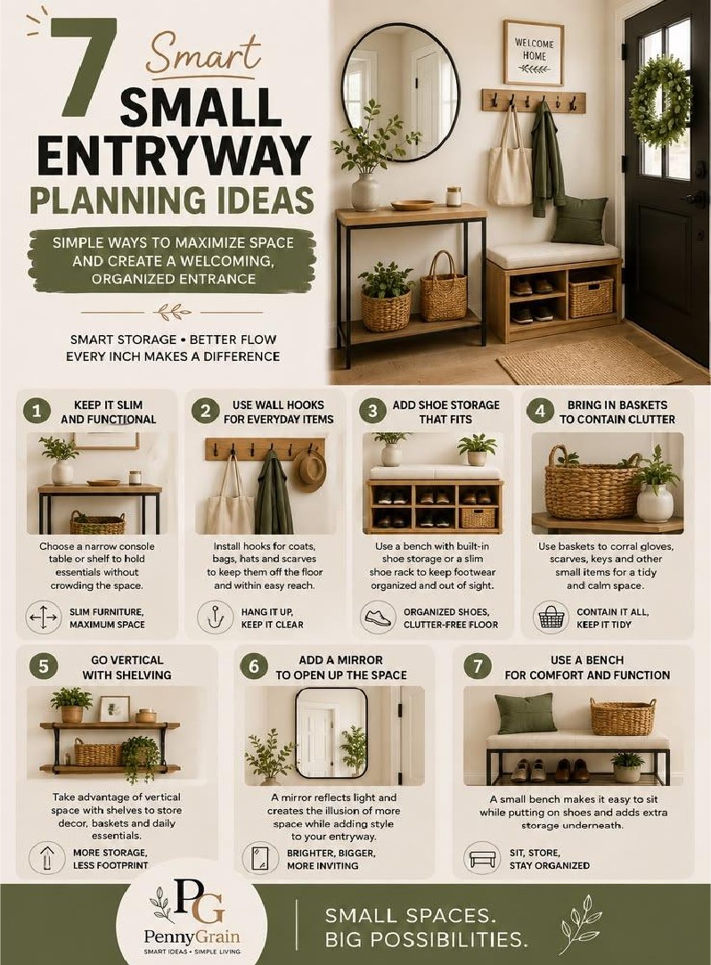 7 Smart Small Entryway Planning Ideas